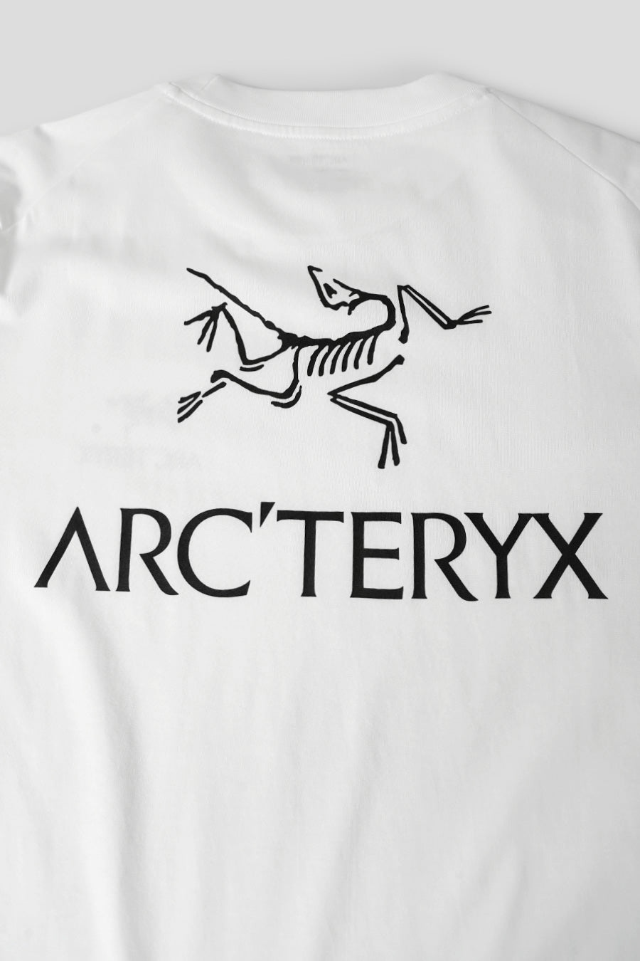 Arc'teryx - T-SHIRT KRAGG SL BIRD WORD WHITE LIGHT ET BLACK - LE LABO STORE