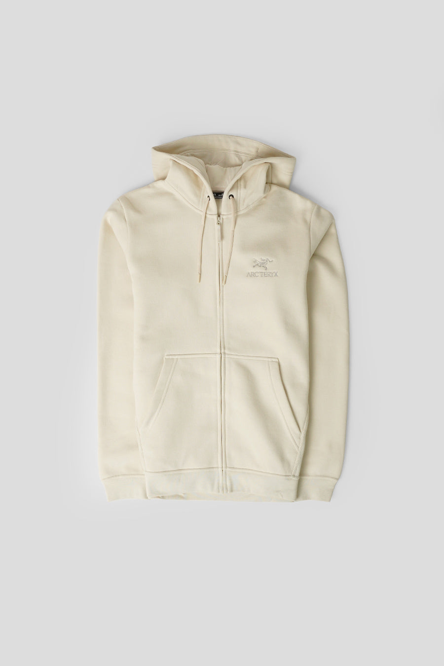 Arc'teryx - POLAIRE ZIP HOODY EMBLEME ÉCRUE - LE LABO STORE