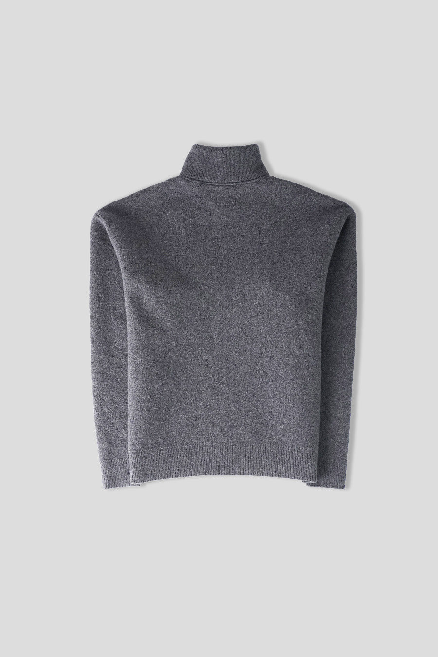 ARPENTEUR - PULL ZIP CAM GRIS CHINÉ - LE LABO STORE