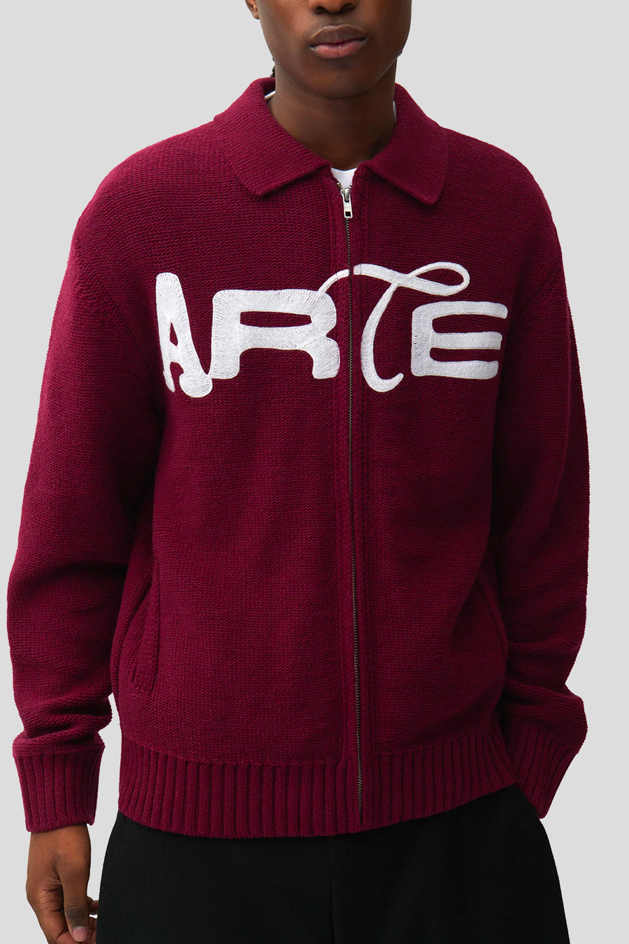 Arte - BURGUNDY ENERGY CARDIGAN - LE LABO STORE