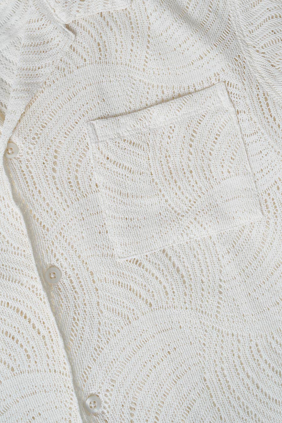 Arte - CHEMISE STAN CROCHE CRÈME - LE LABO STORE