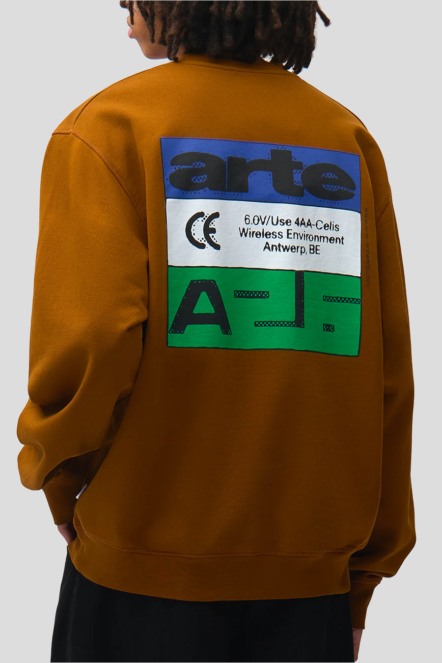 Arte - CREWNECK MULTICOLOR PRINT MARRON - LE LABO STORE