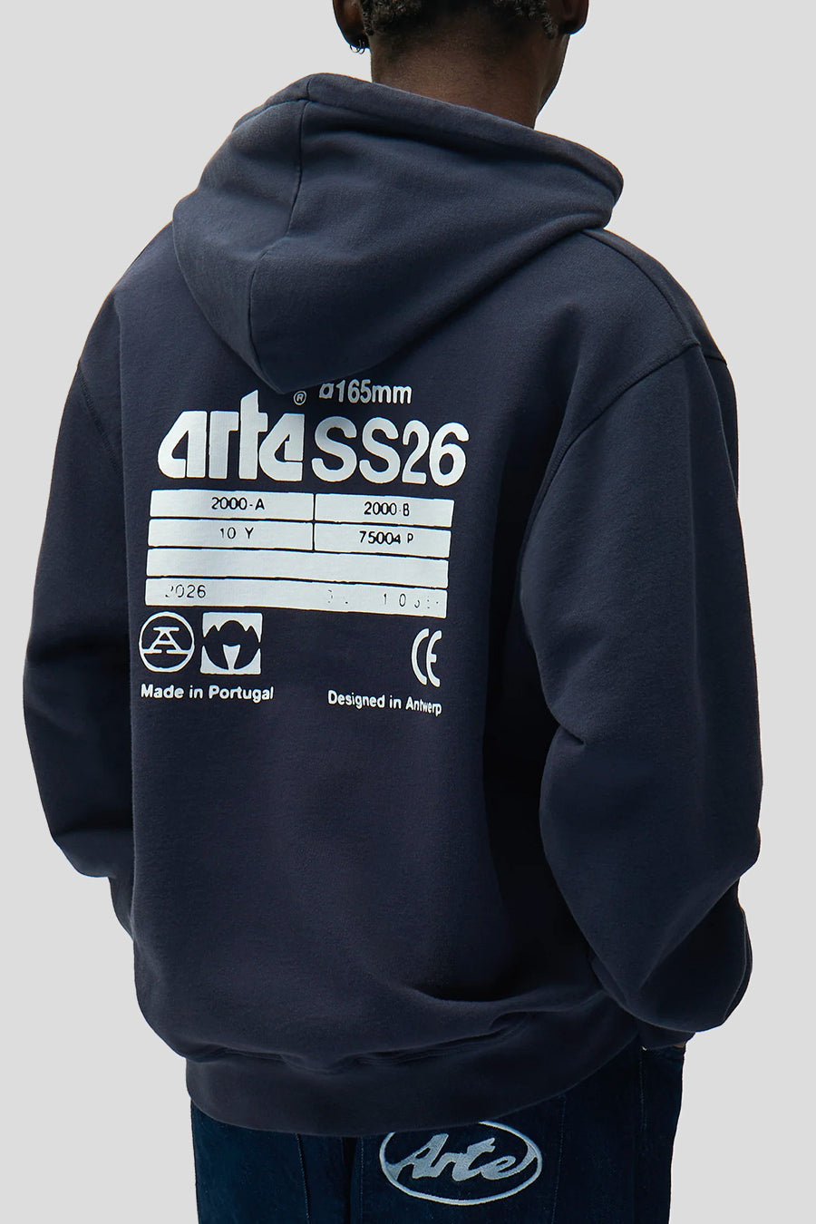 Arte - NAVY BACK SS26 HOODIE - LE LABO STORE