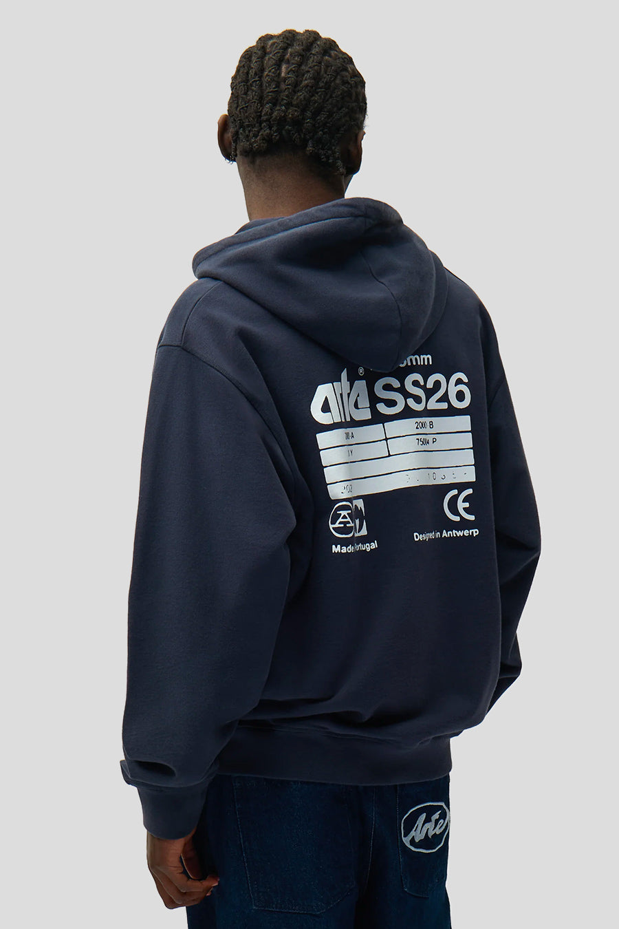 Arte - NAVY BACK SS26 HOODIE - LE LABO STORE