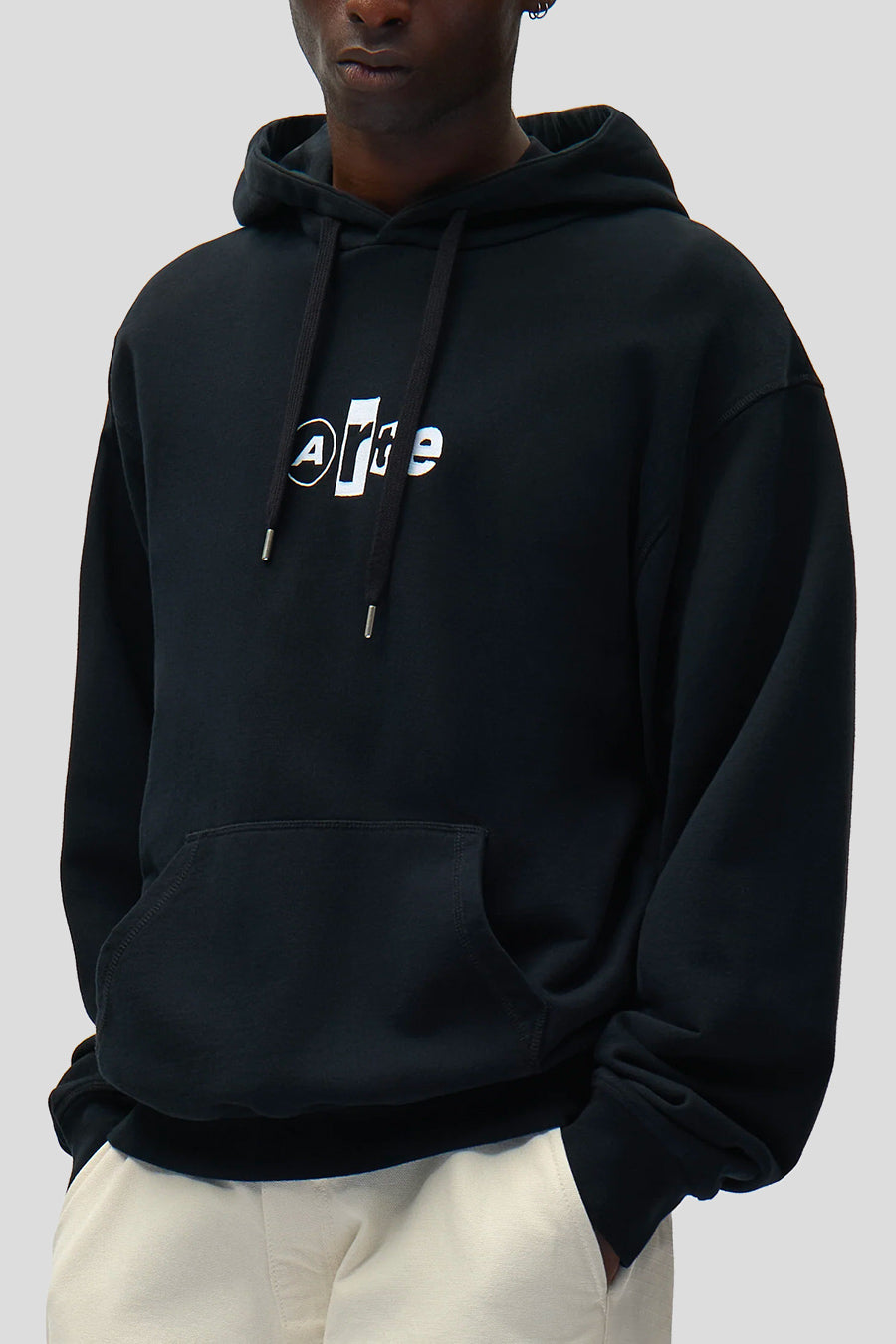 Arte - BLACK COLLAGE LOGO HOODIE - LE LABO STORE