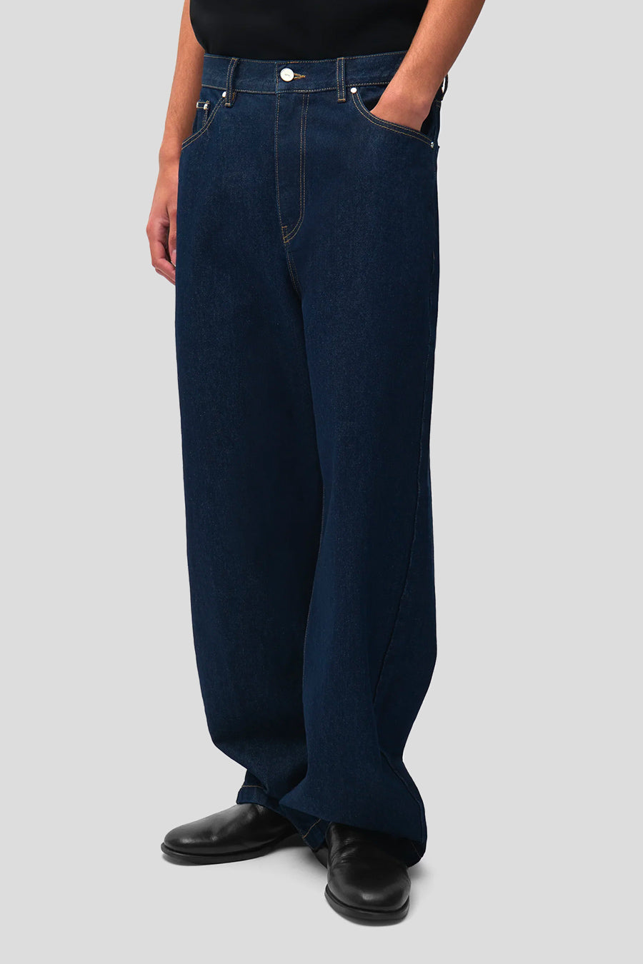 Arte - JEAN RECEIPT BACK DENIM FONCÉ - LE LABO STORE