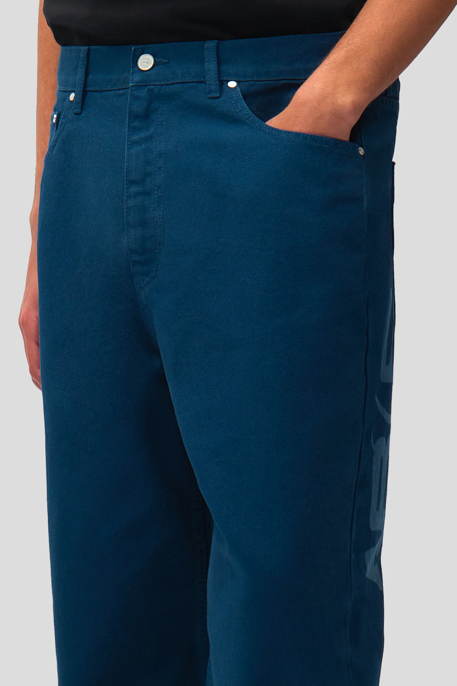 Arte - NAVY BLUE CANVAS ENERGY TROUSERS - LE LABO STORE