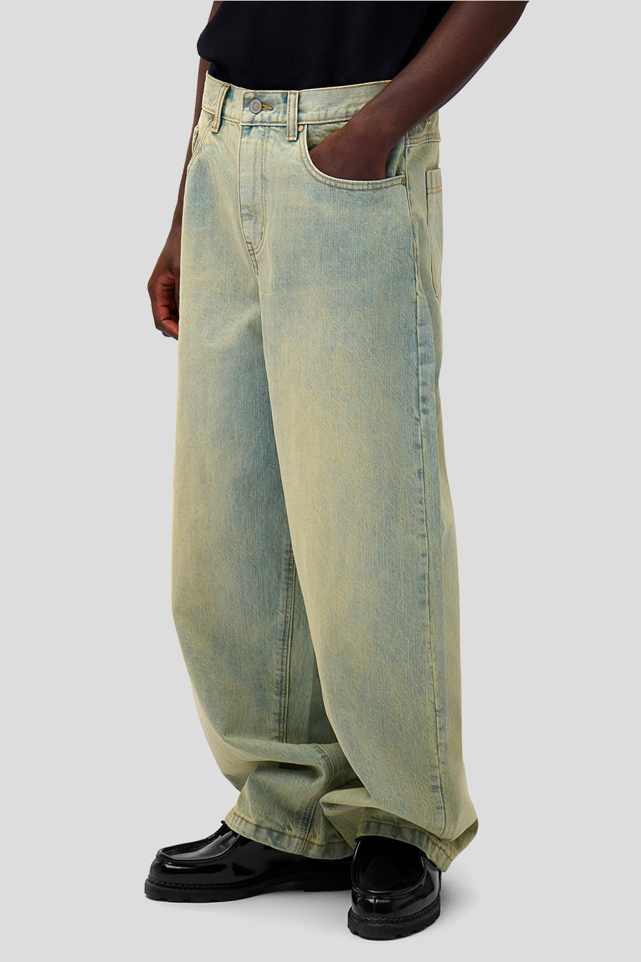 Arte - WASHED BLUE DENIM PANTS   - LE LABO STORE