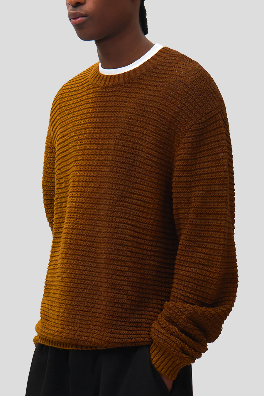 Arte - PULL FADE OUT KNIT MARRON - LE LABO STORE