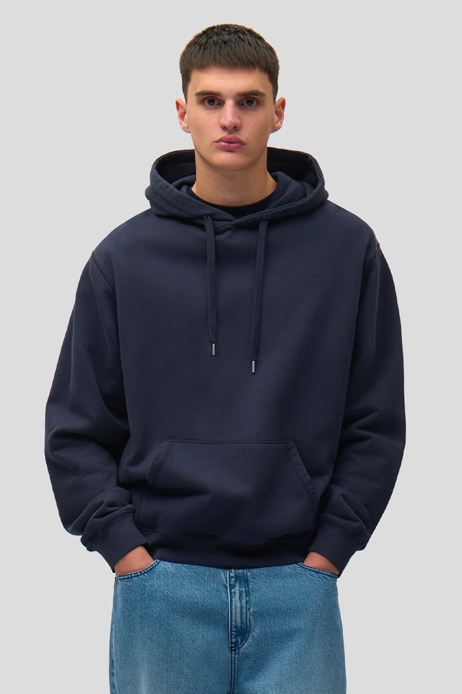 Arte - NAVY MULTI BACK LOGO HOODIE - LE LABO STORE