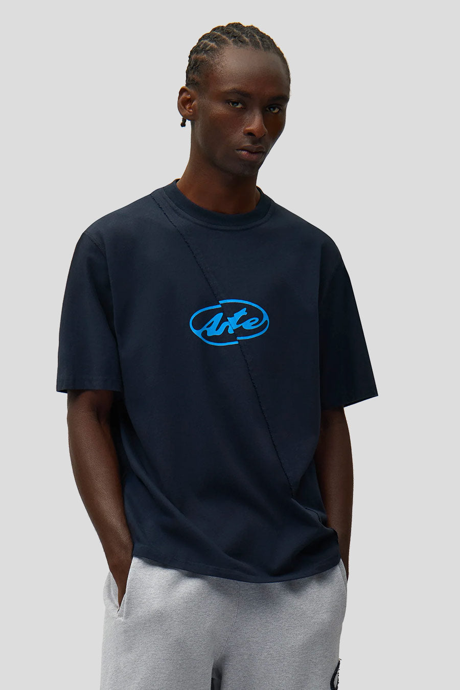 Arte - T-SHIRT CIRCLE LOGO BLEU MARINE - LE LABO STORE