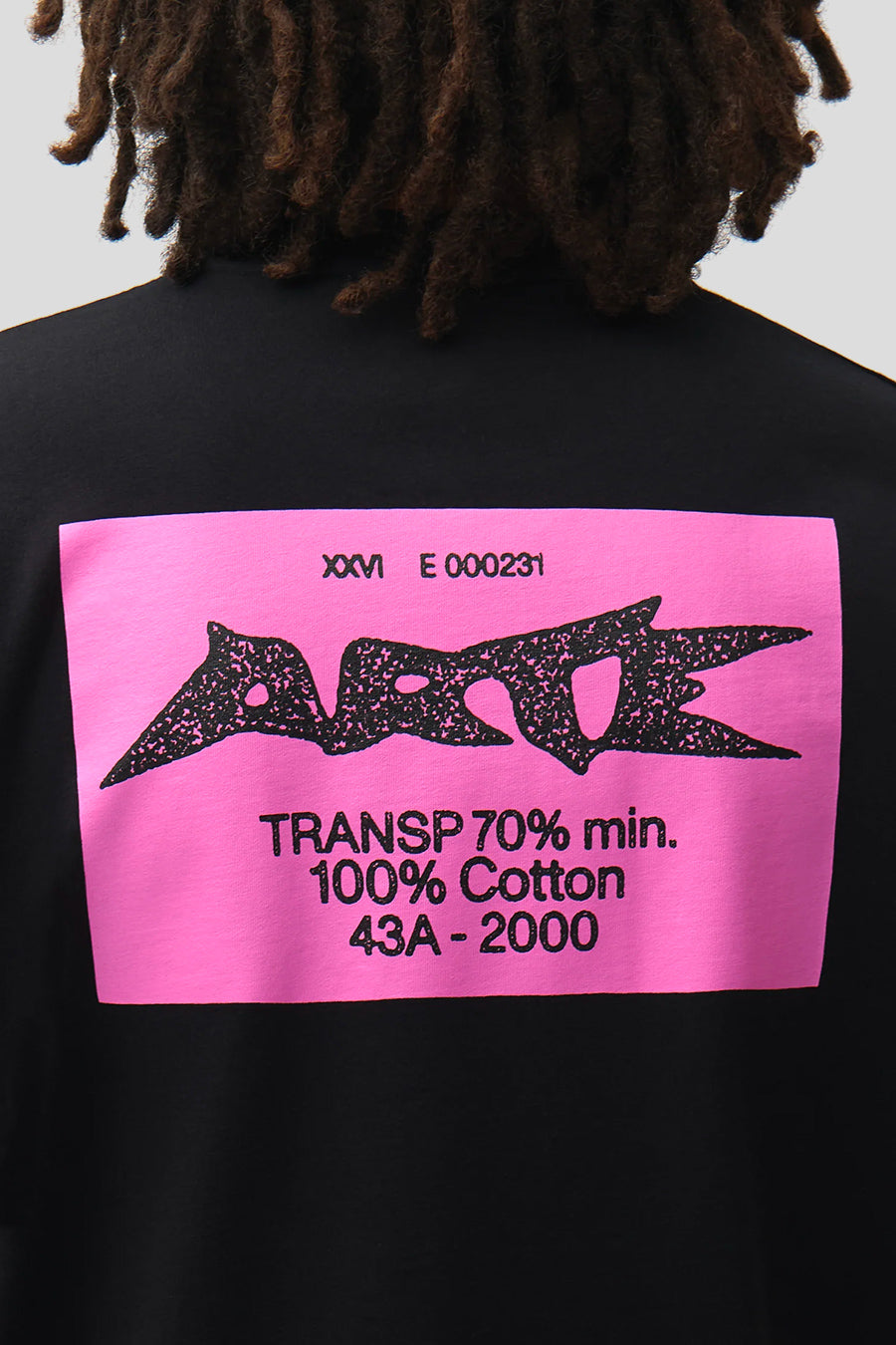Arte - BLACK PATCH PRINT T-SHIRT - LE LABO STORE