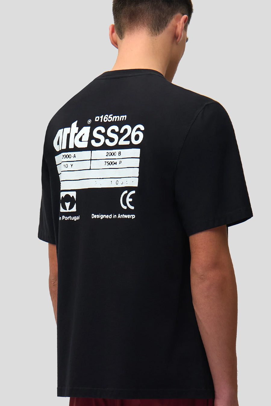 Arte - BLACK BACK T-SHIRT - LE LABO STORE