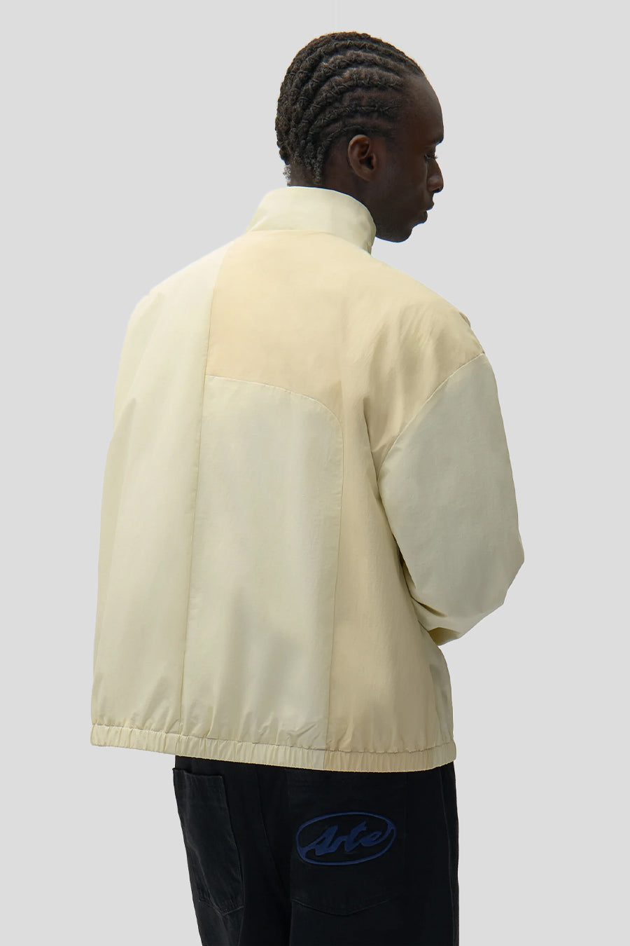 Arte - CREAM CURVE ZIPPER JACKET - LE LABO STORE