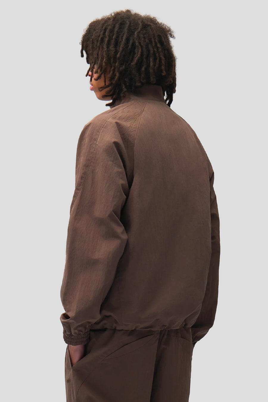 Arte - VESTE COTTON MIX TRACK MARRON - LE LABO STORE