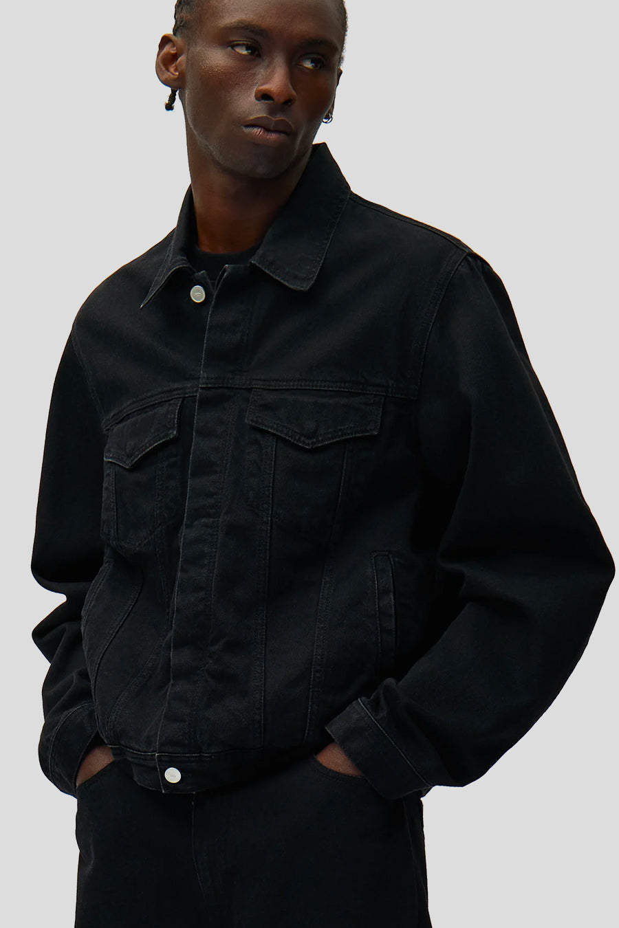 Arte - VESTE EN JEAN CIRCLE LOGO NOIRE - LE LABO STORE