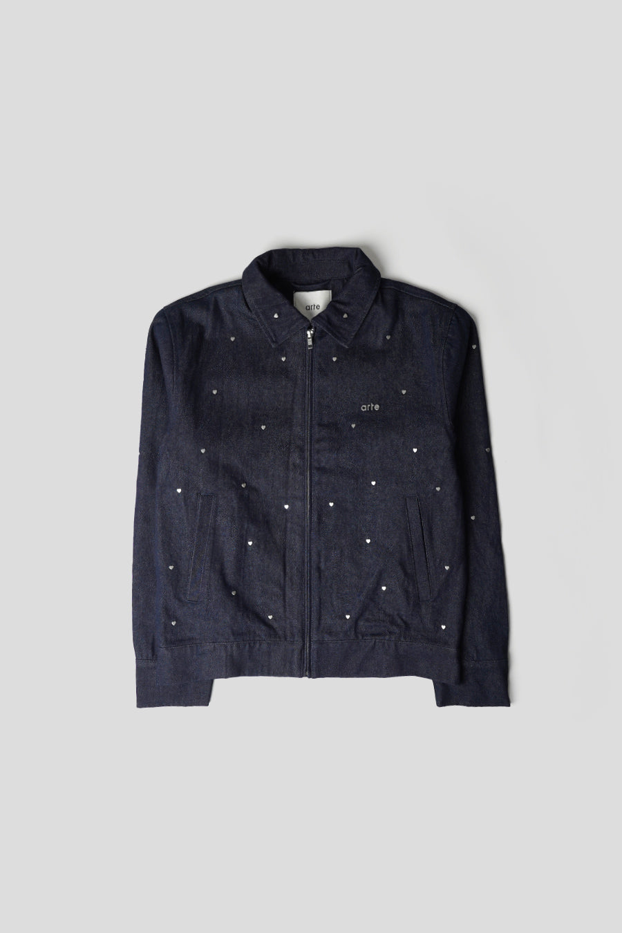 Arte - VESTE HEART DENIM BLEU MARINE - LE LABO STORE