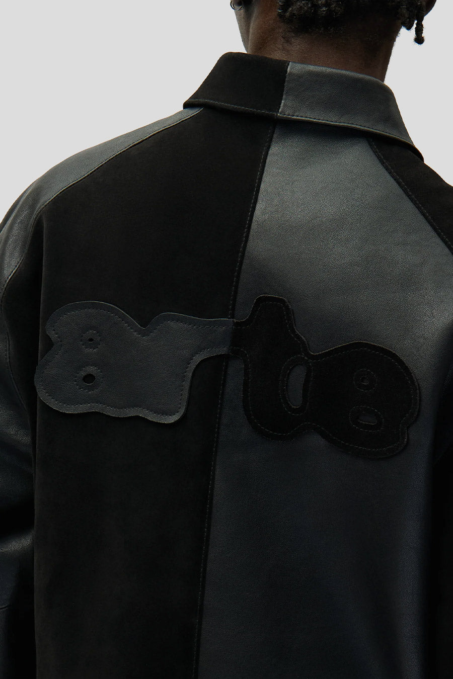 Arte - BLACK MULTI LEATHER JACKET - LE LABO STORE