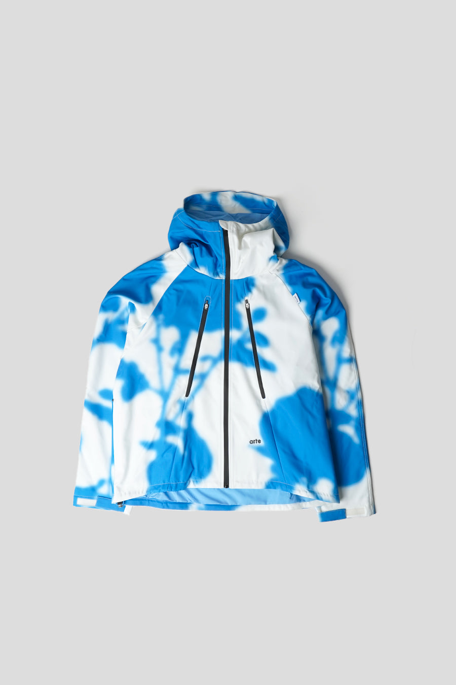 Arte - VESTE TECHNICAL FLOWER BLEUE ET BLANCHE - LE LABO STORE