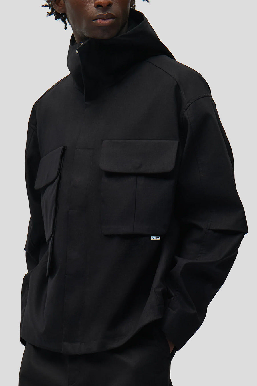 Arte - VESTE TECHNICAL LINEN NOIRE - LE LABO STORE