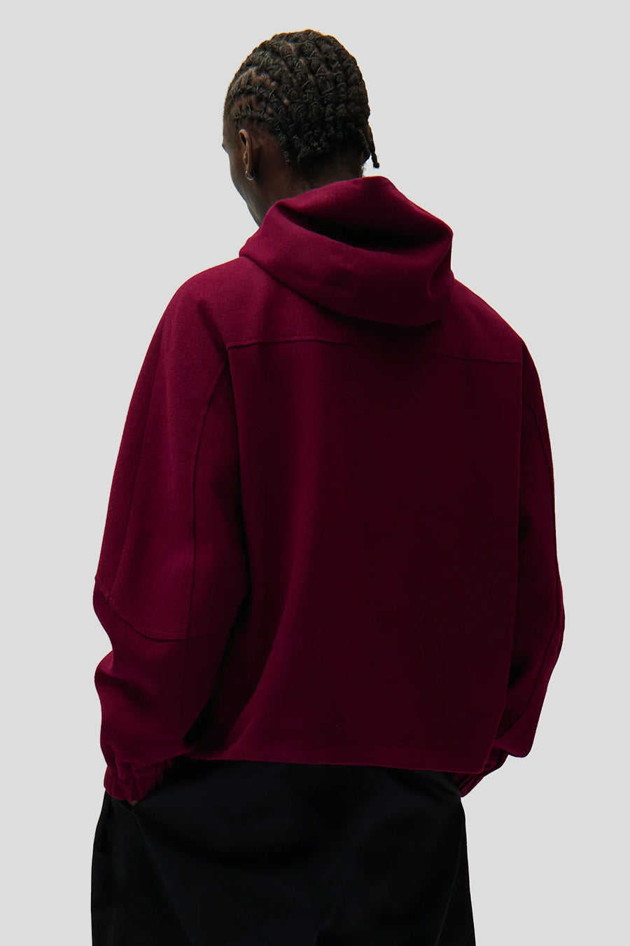Arte - VESTE TECHNICAL WOOL BORDEAUX - LE LABO STORE
