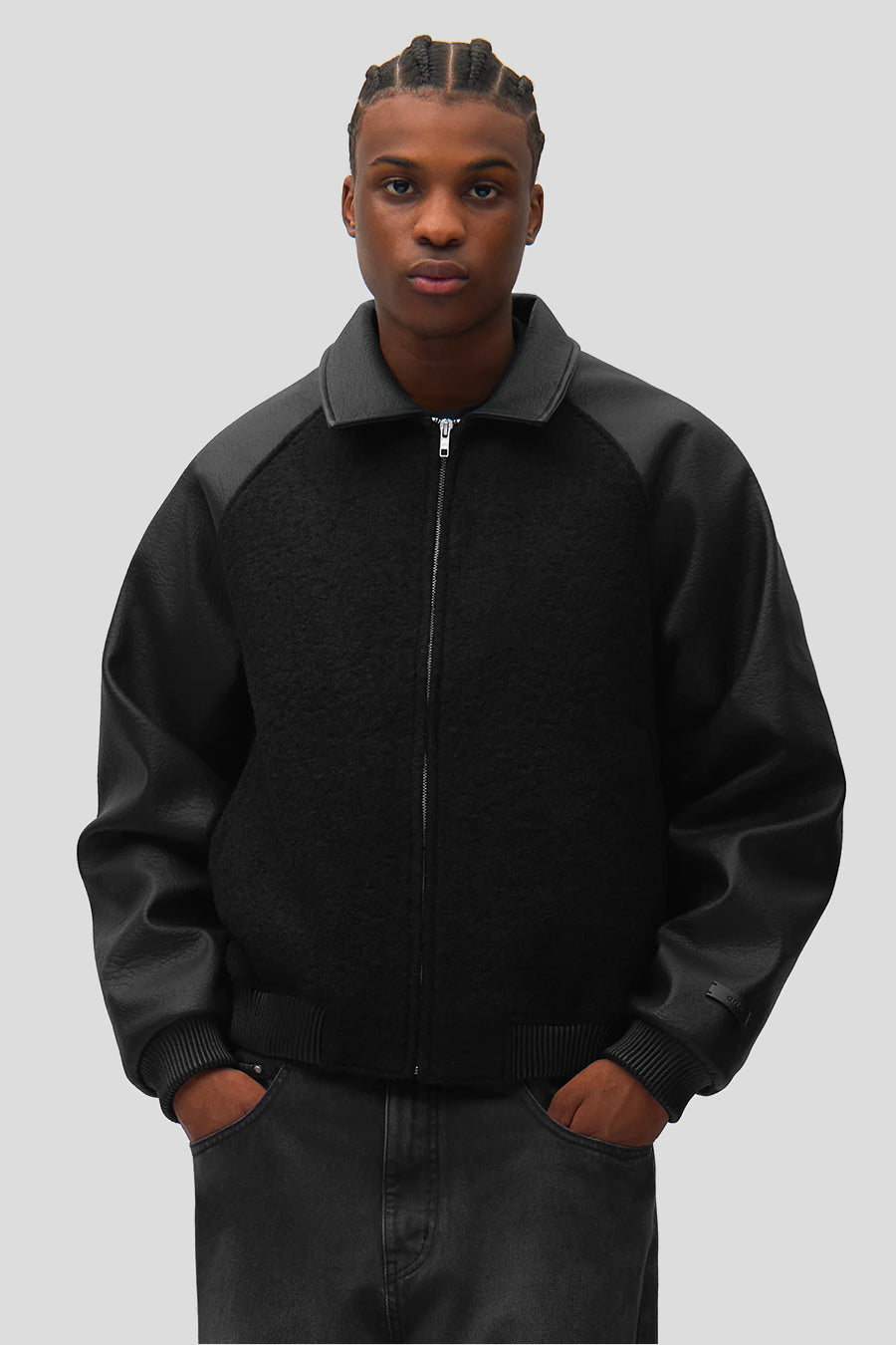Arte - VARSITY BLACK JACKET - LE LABO STORE
