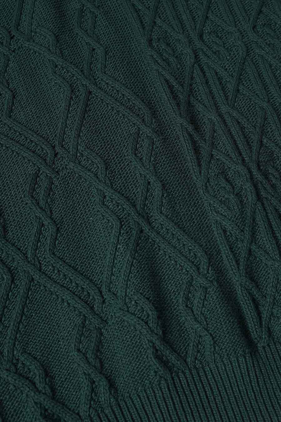 Arte - CARDIGAN KARL MULTI VERT FONCÉ - LE LABO STORE
