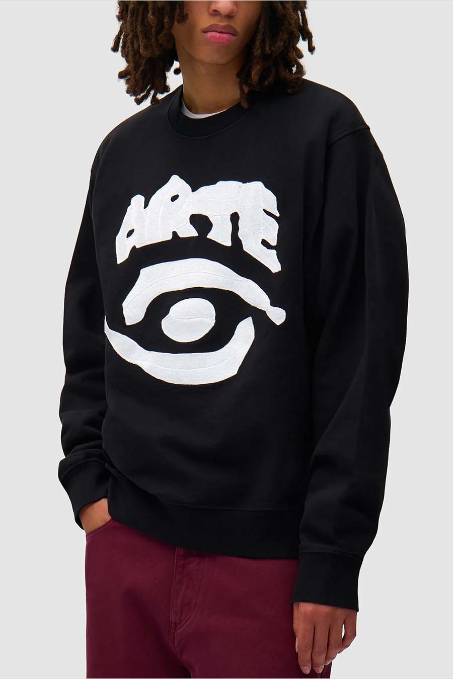 Arte - EYE FRONT CREWNECK BLACK - LE LABO STORE