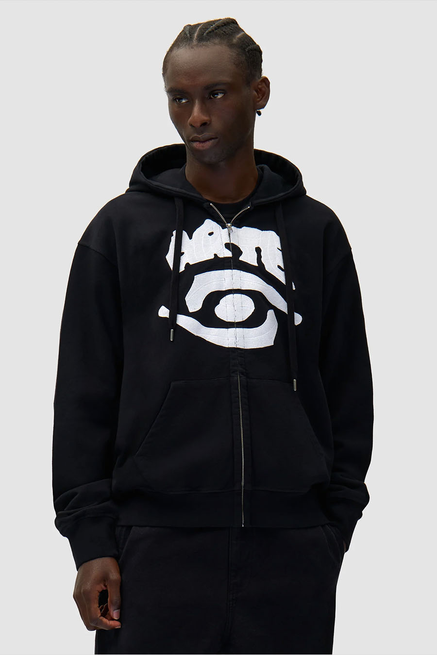 Arte - BLACK EYE FRONT ZIP-UP HOODIE - LE LABO STORE