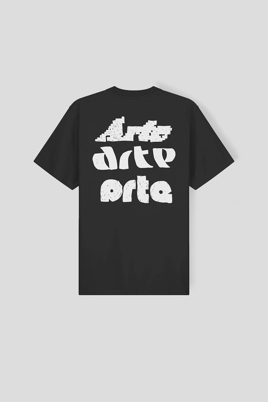 Arte - BLACK MULTI PRINT T-SHIRT - LE LABO STORE