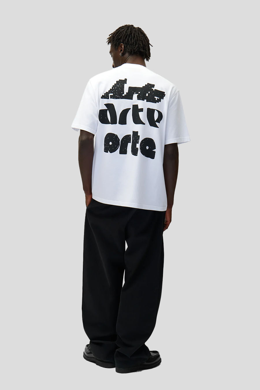 Arte - WHITE MULTI PRINT T-SHIRT - LE LABO STORE