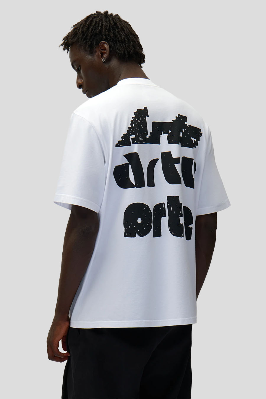 Arte - WHITE MULTI PRINT T-SHIRT - LE LABO STORE