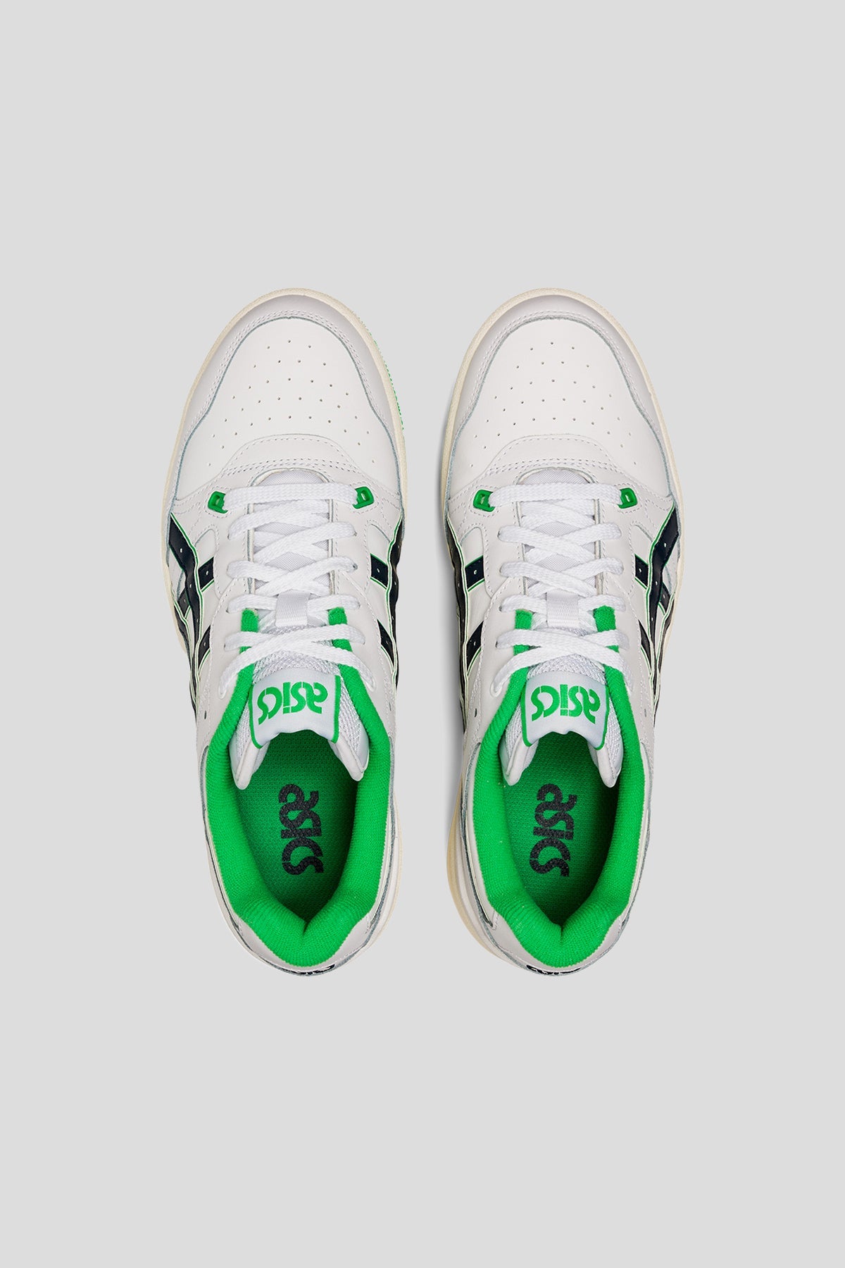 Asics - WHITE AND GREEN EX89 SNEAKERS - LE LABO STORE