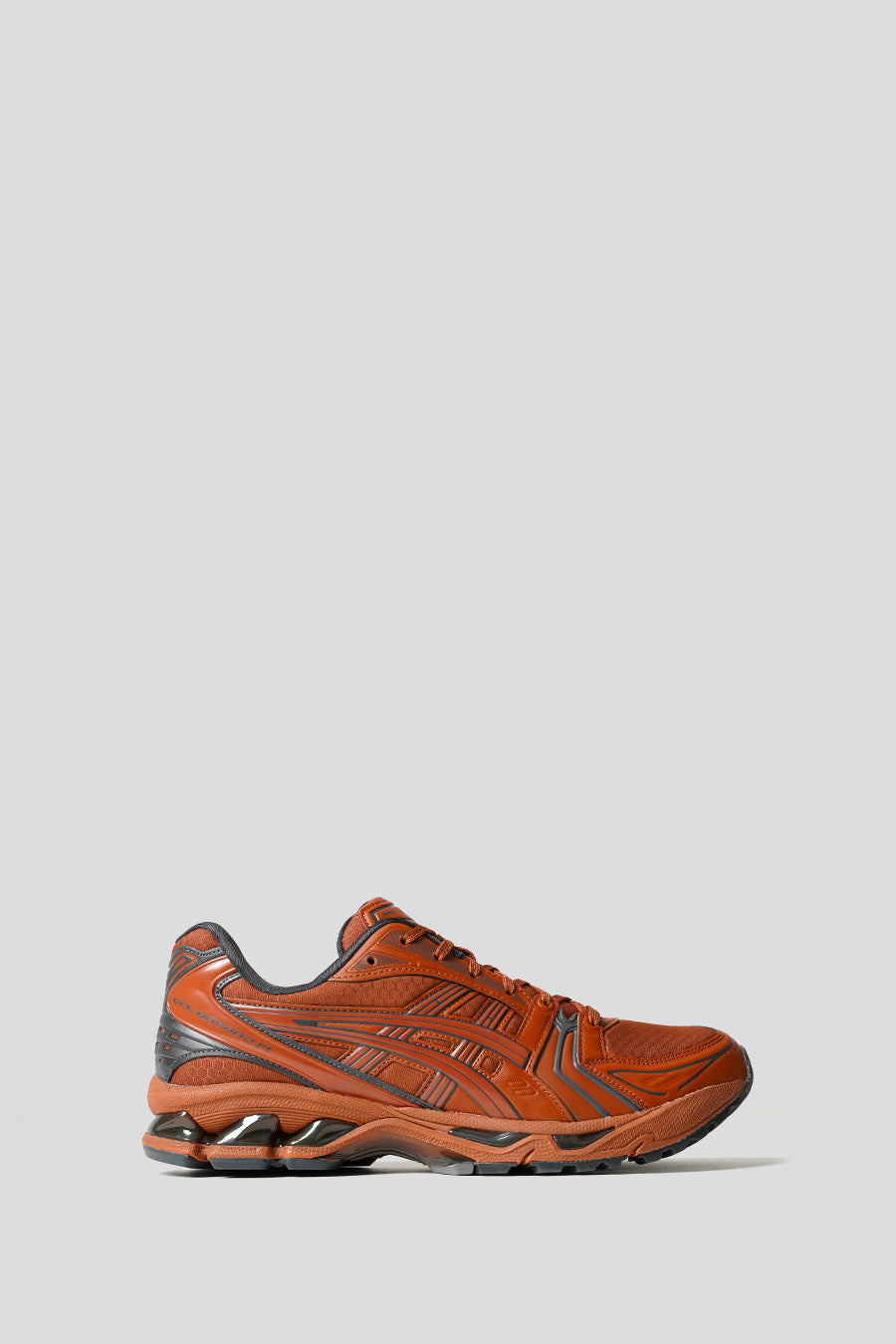 Asics - KAYANO 14 RUSTY BROWN AND GRAPHITE GREY SNEAKERS - LE LABO STORE