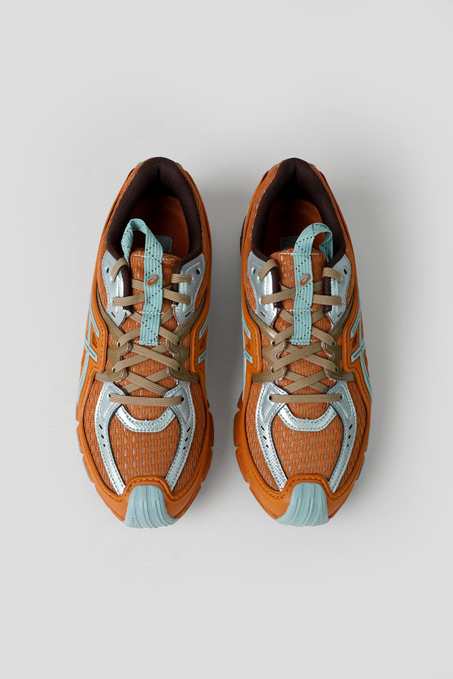 Asics - DOLPHIN GREY AND RUST ORANGE UB12-S GEL-SD-LYTE SNEAKERS - LE LABO STORE