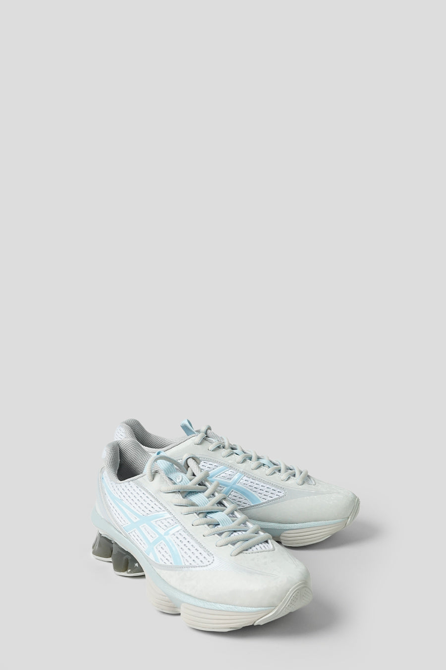 Asics - SNEAKERS US6-S GEL-KINETIC FLUENT GLACIER GREY ET SOFT SKY - LE LABO STORE