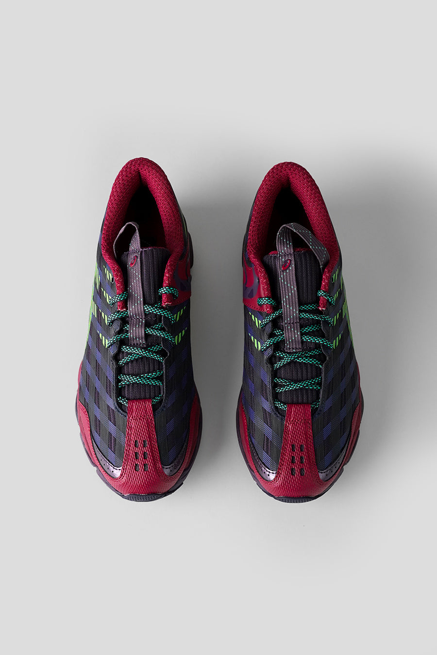 Asics - DEEP PLUM AND FRESH GRASS US8-S GEL-SJ33 SNEAKERS - LE LABO STORE