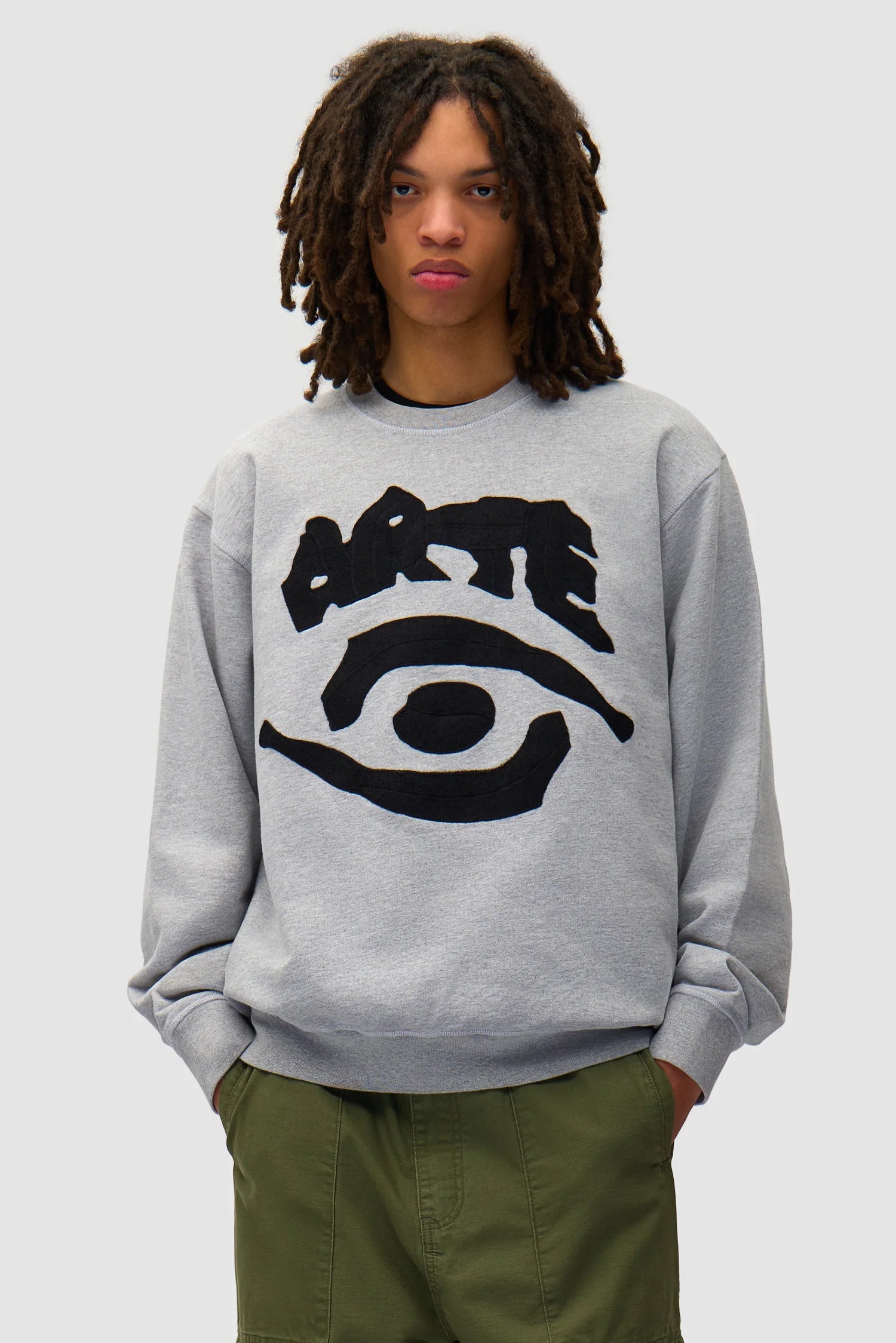 Arte - EYE FRONT CREWNECK GREY - LE LABO STORE