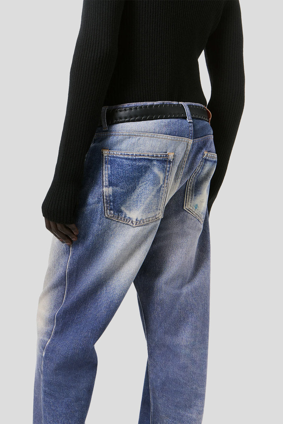 Our Legacy - JEANS THIRD CUT AZURE PRINT - LE LABO STORE