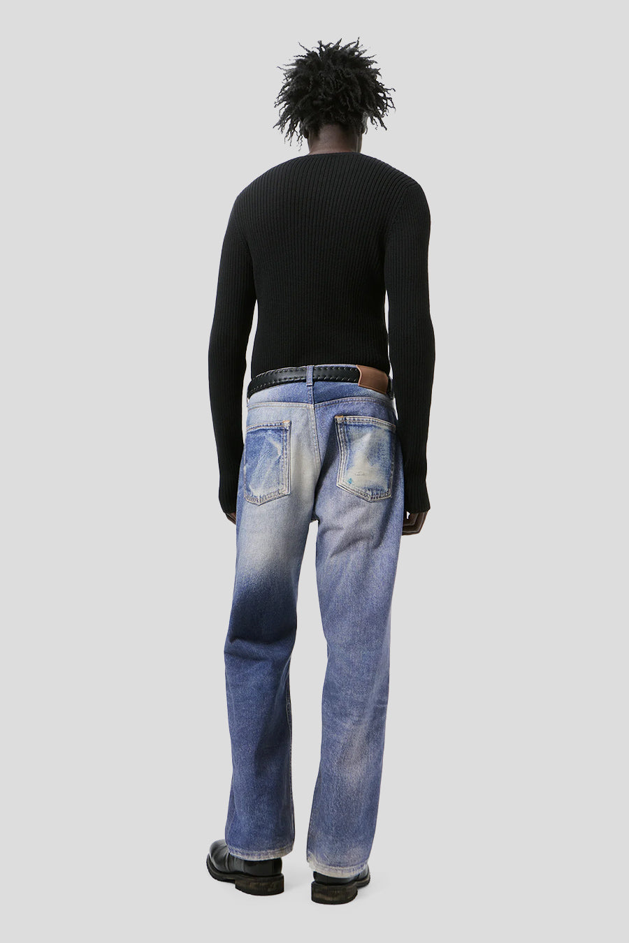 Our Legacy - JEANS THIRD CUT AZURE PRINT - LE LABO STORE