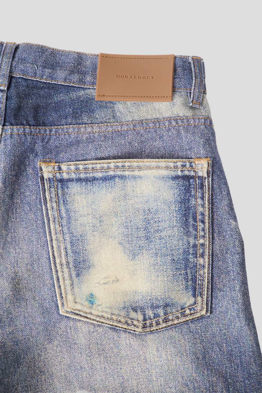 Our Legacy - JEANS THIRD CUT AZURE PRINT - LE LABO STORE