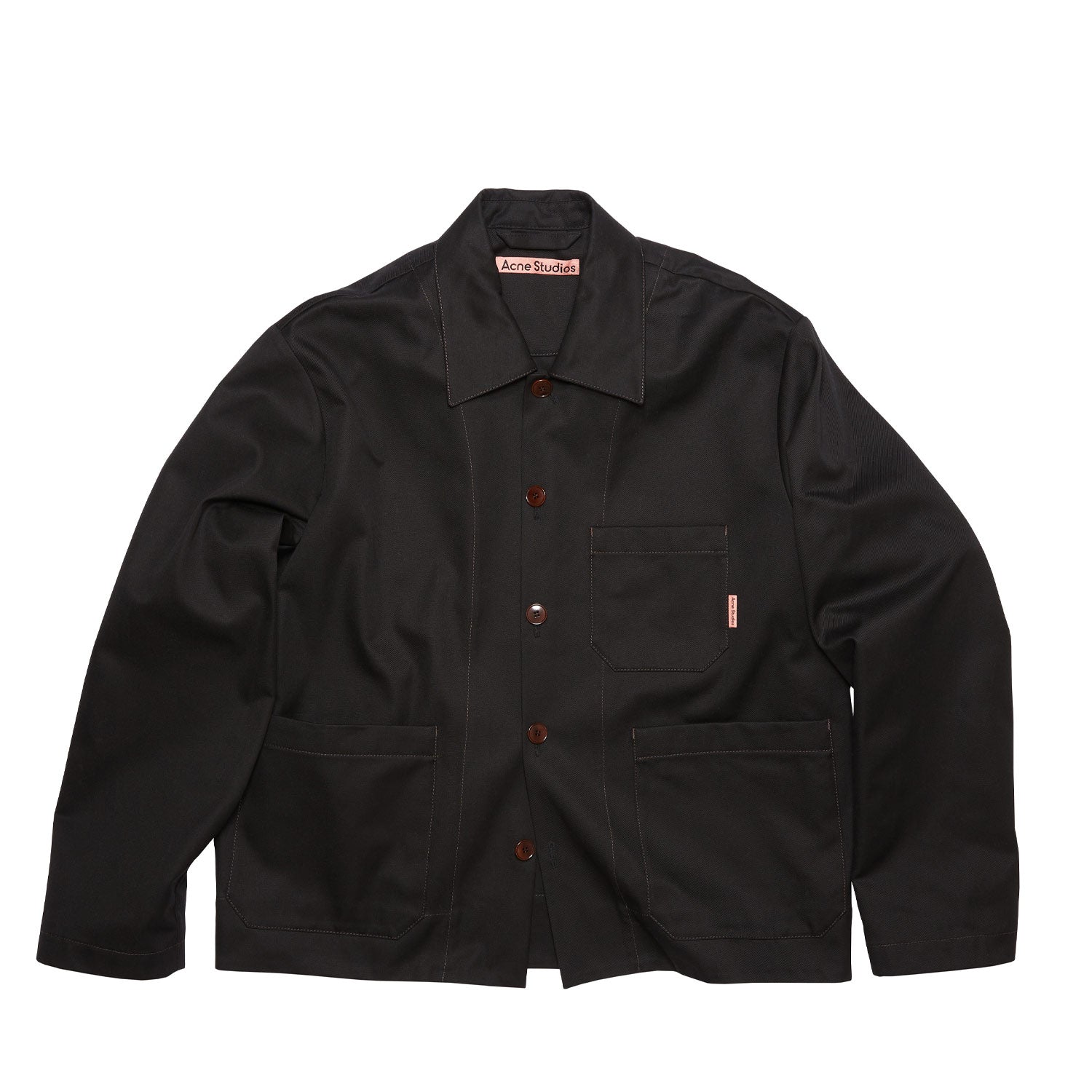 ACNE STUDIOS - BLACK BUTTON-DOWN OVERSHIRT – LE LABO STORE