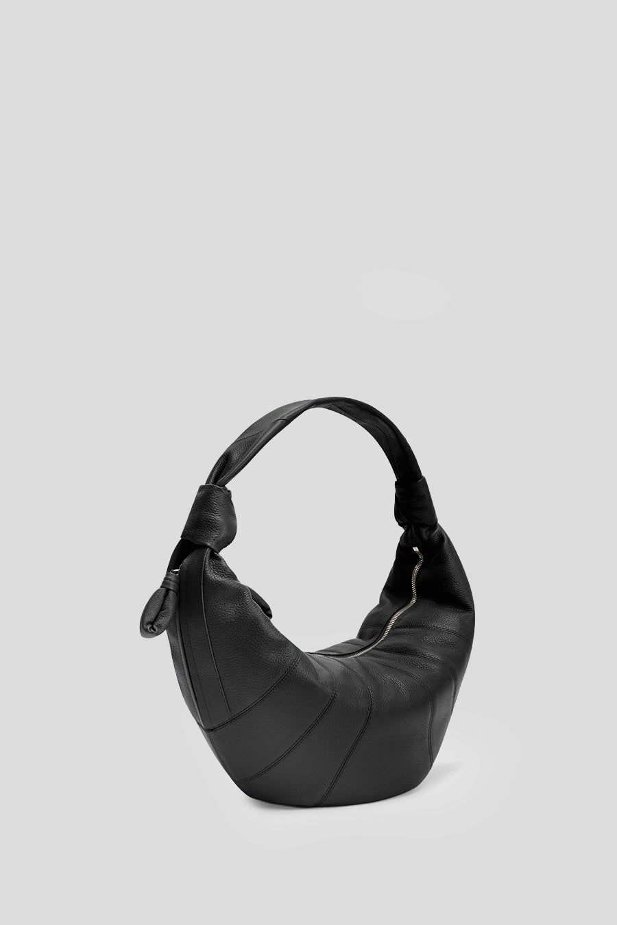 LEMAIRE - SAC FORTUNE CROISSANT GRAINÉ NOIR - LE LABO STORE