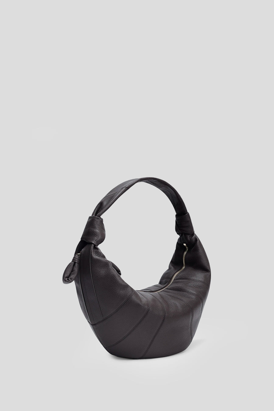 LEMAIRE - BAG FORTUNE CROISSANT GRAINED DARK CHOCOLATE - LE LABO STORE