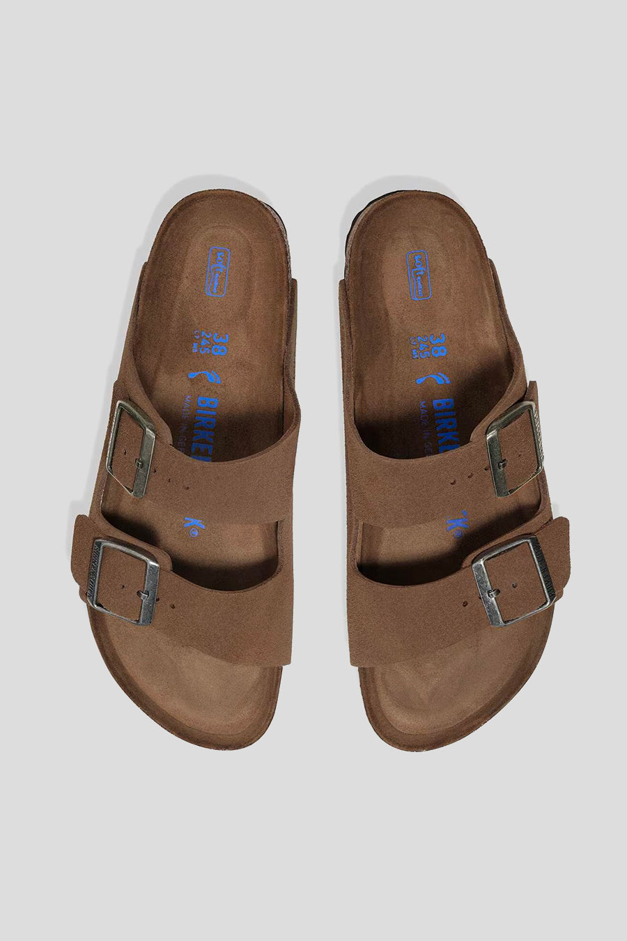BIRKENSTOCK - ARIZONA SOFT FOOTBED SUEDE LEATHER DARK TEA TONAL - LE LABO STORE