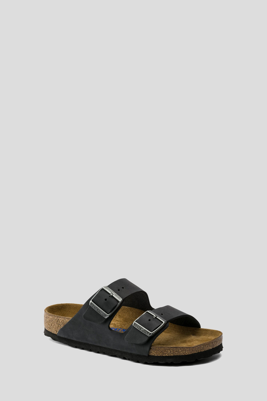 BIRKENSTOCK - BLACK OILED LEATHER ARIZONA BS SANDALS - LE LABO STORE