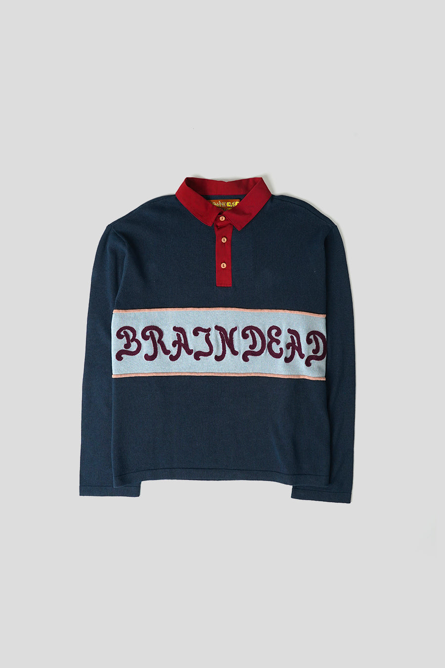 BRAIN DEAD - PULL LIFTED STRIPE BLEU MARINE - LE LABO STORE