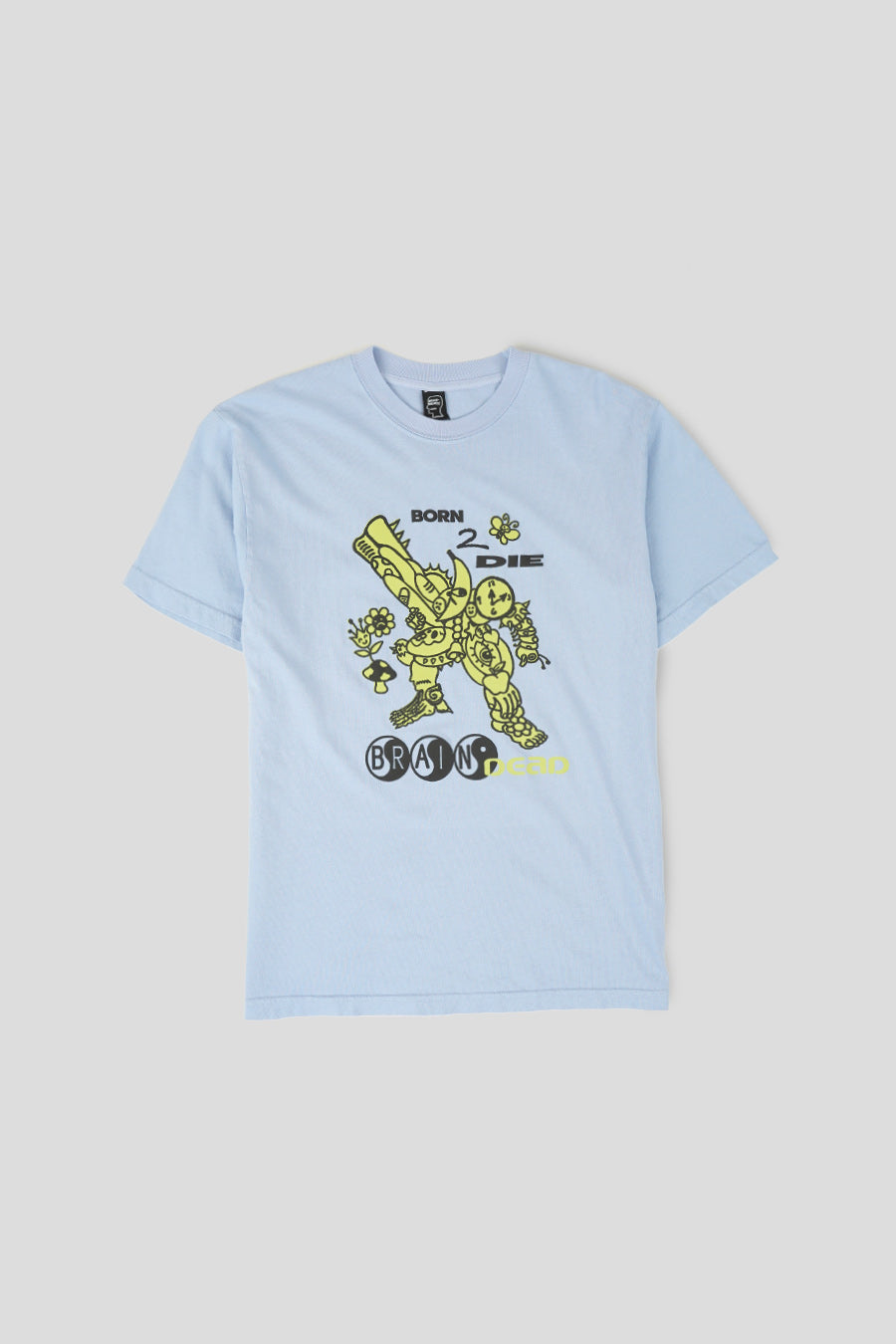 BRAIN DEAD - T-SHIRT BORN 2 DIE BLEU CLAIR - LE LABO STORE