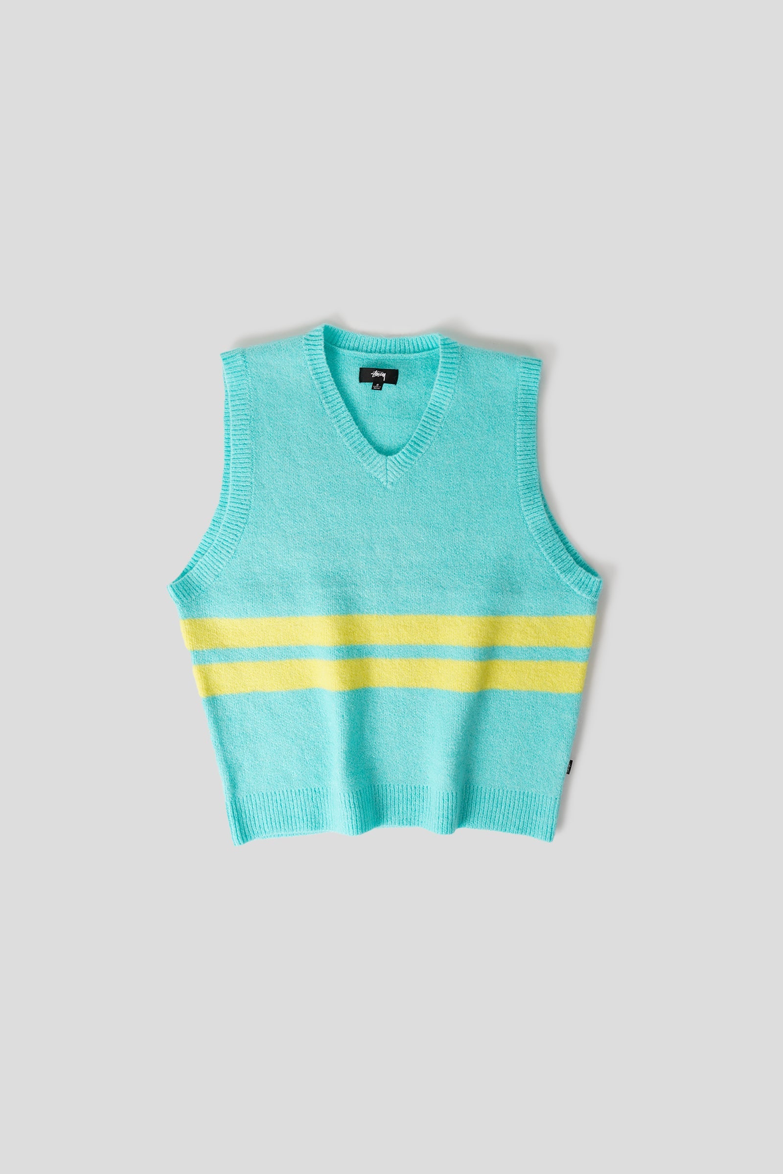 Stussy - BRUSHED MOHAIR BLUE VEST - LE LABO STORE