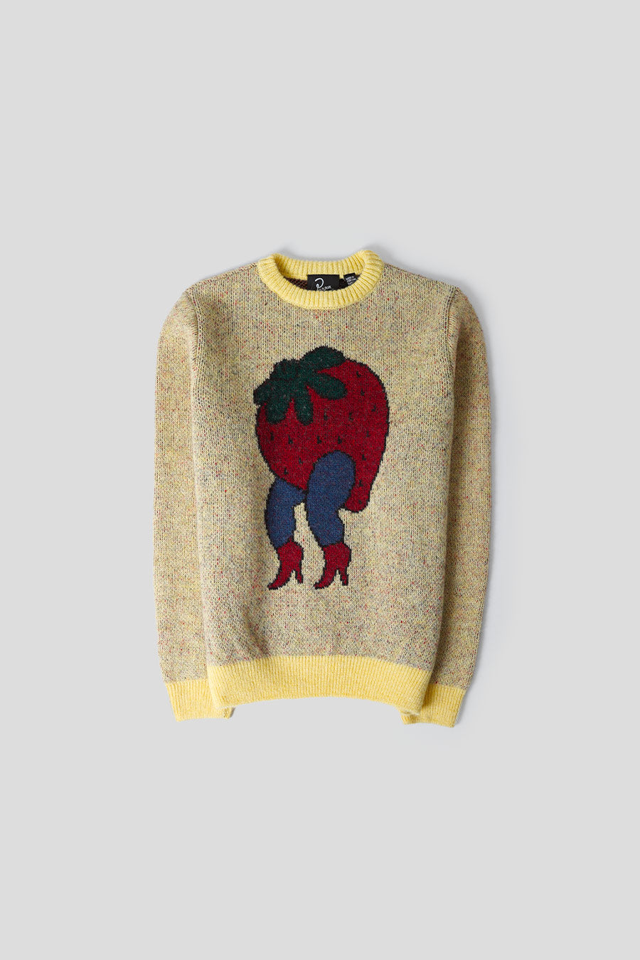 BY PARRA - PULL-OVER STUPID STRAWBERRY JAUNE - LE LABO STORE